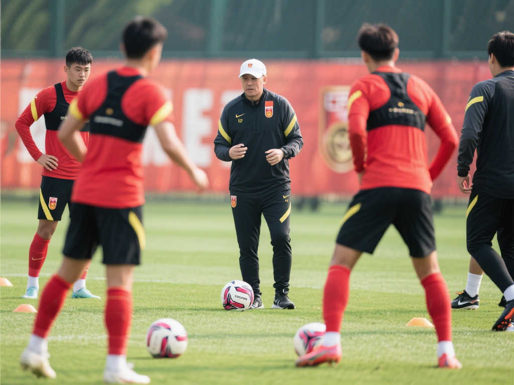 【现场观察】国足备战训练 精神面貌符合比赛标准 【现场观察】国足备战训练 精神面貌符合比赛标准